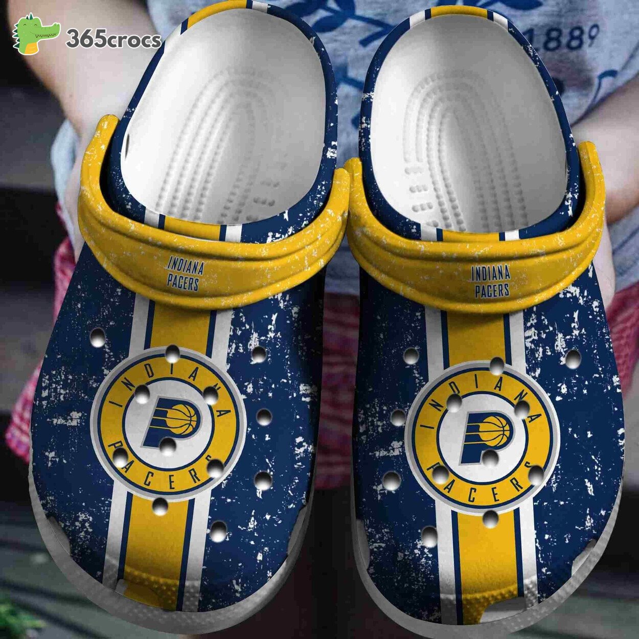 Indiana Pacers Basketball Comfort Footwear Design Crocss Clogs Series