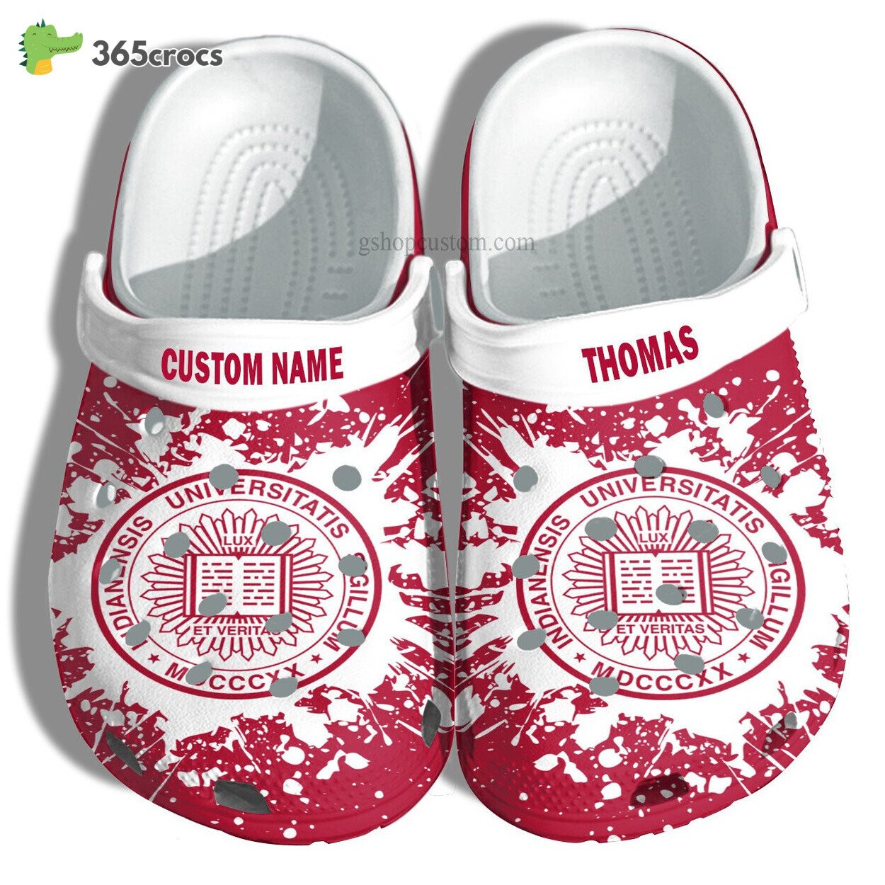 Indiana University Bloomington Graduation Gifts Croc Shoes Customize Admission Gift Shoes