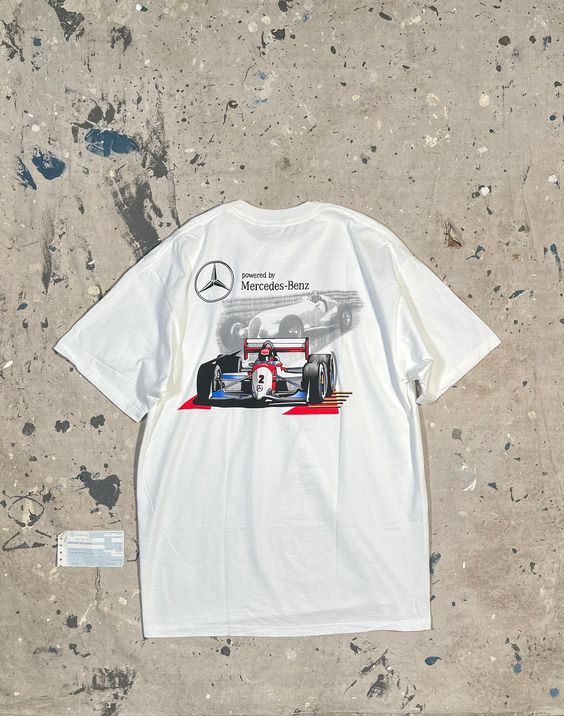 Indy Car ’90s Mercedes Benz t-shirt Deadstock