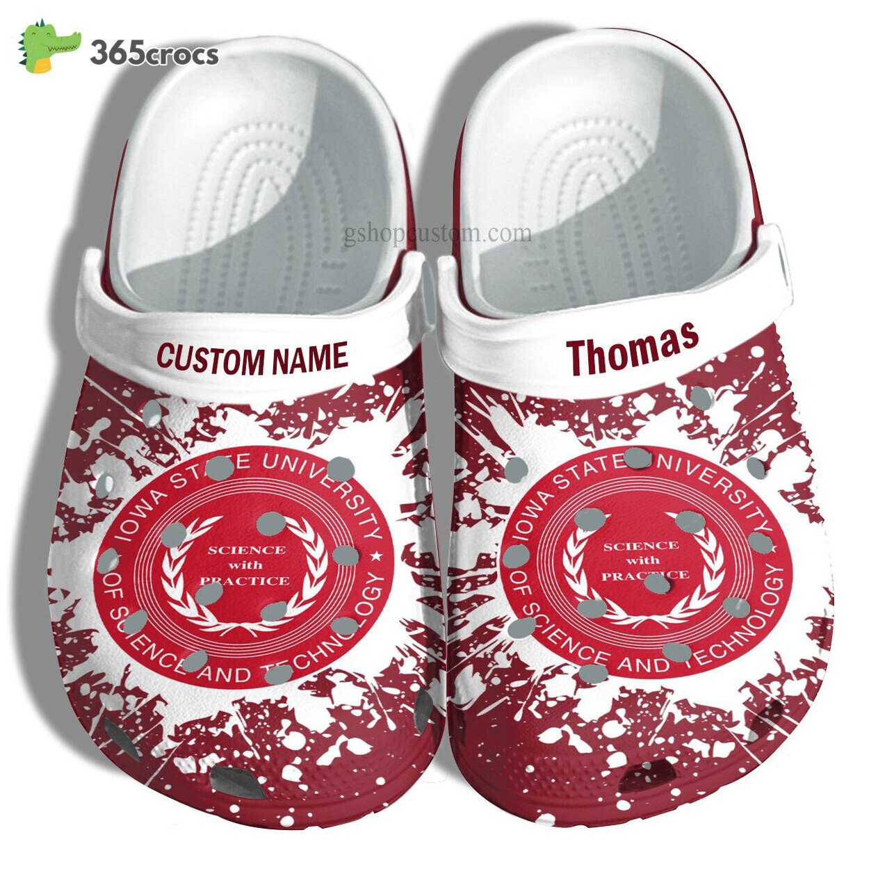 Iowa State University Graduation Gifts Croc Shoes Customize Admission Gift Shoes