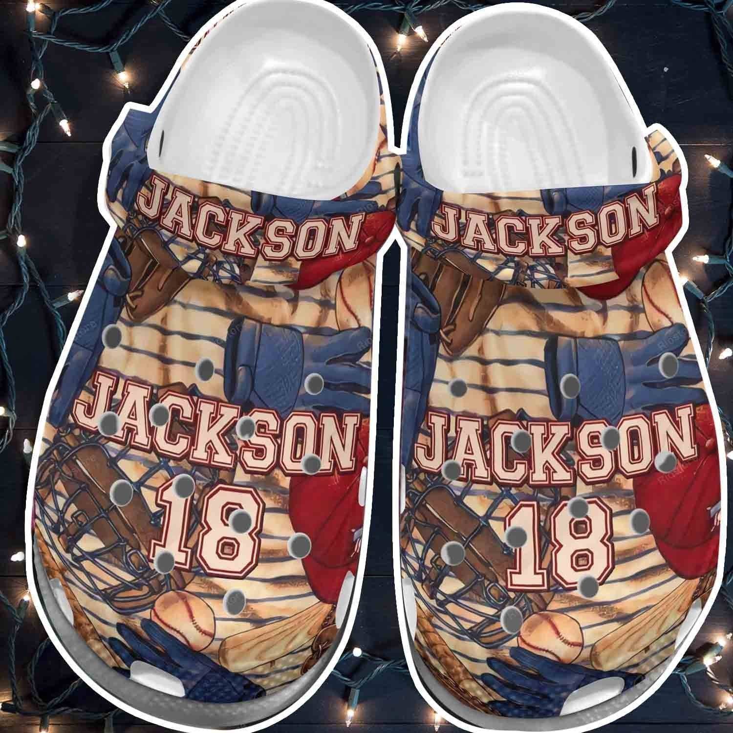 Jackson Crocss Shoes For Batter – Funny Baseball clogs