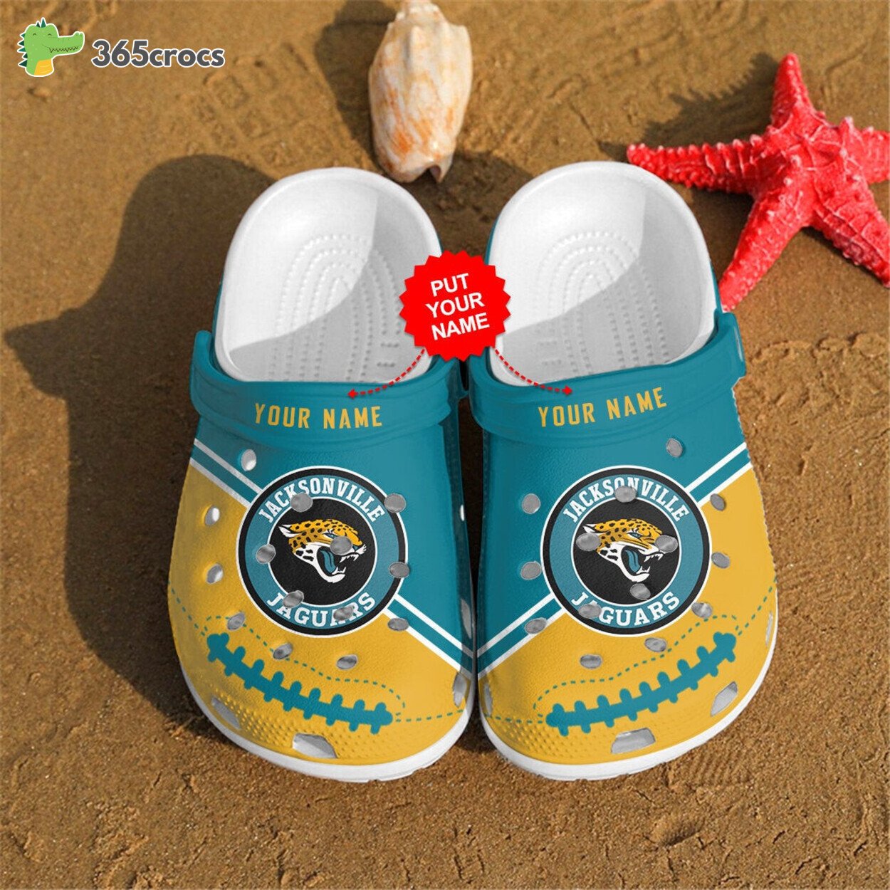 Jacksonville Jaguars Custom Clog Shoes Perfect Footwear Choice NFL Fans