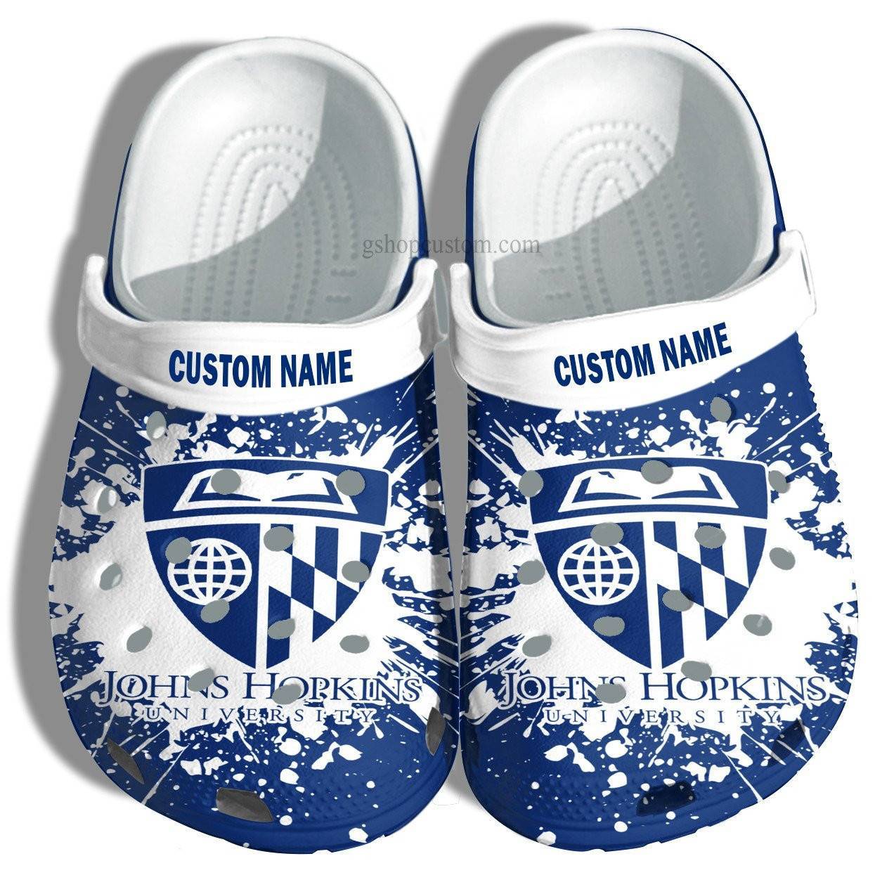 Johns Hopkins University Croc Crocss Clog Shoes Customize – University Graduation Gifts Crocss Clog Shoes Admission Gift