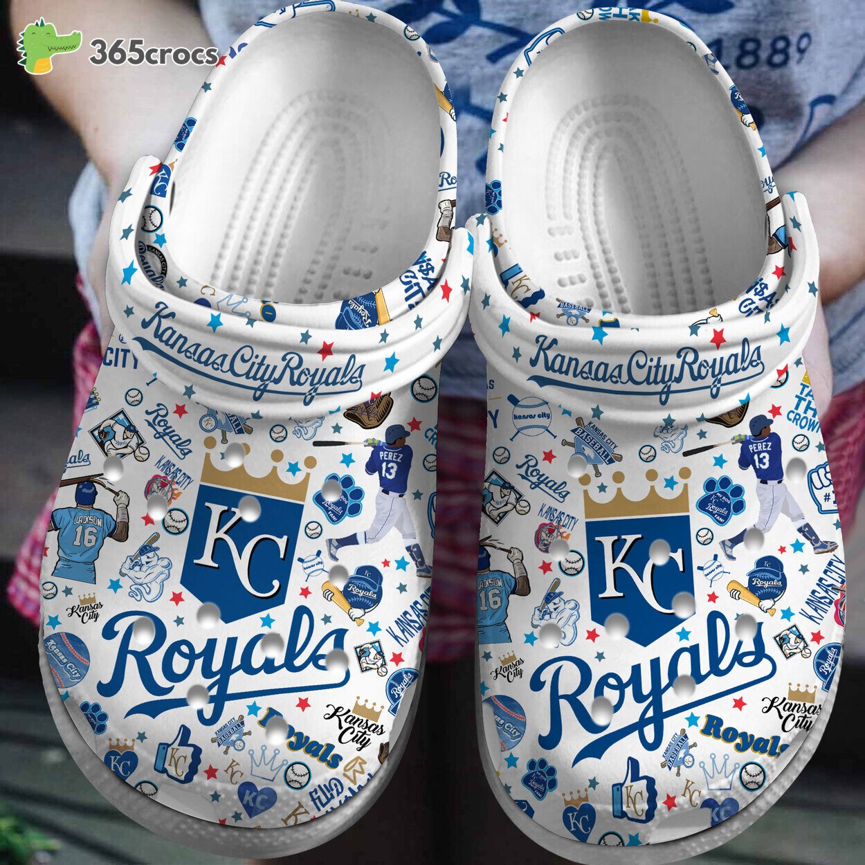 Kansas City Royals MLB Premium Sport Comfortable Clogs Crocss Shoes