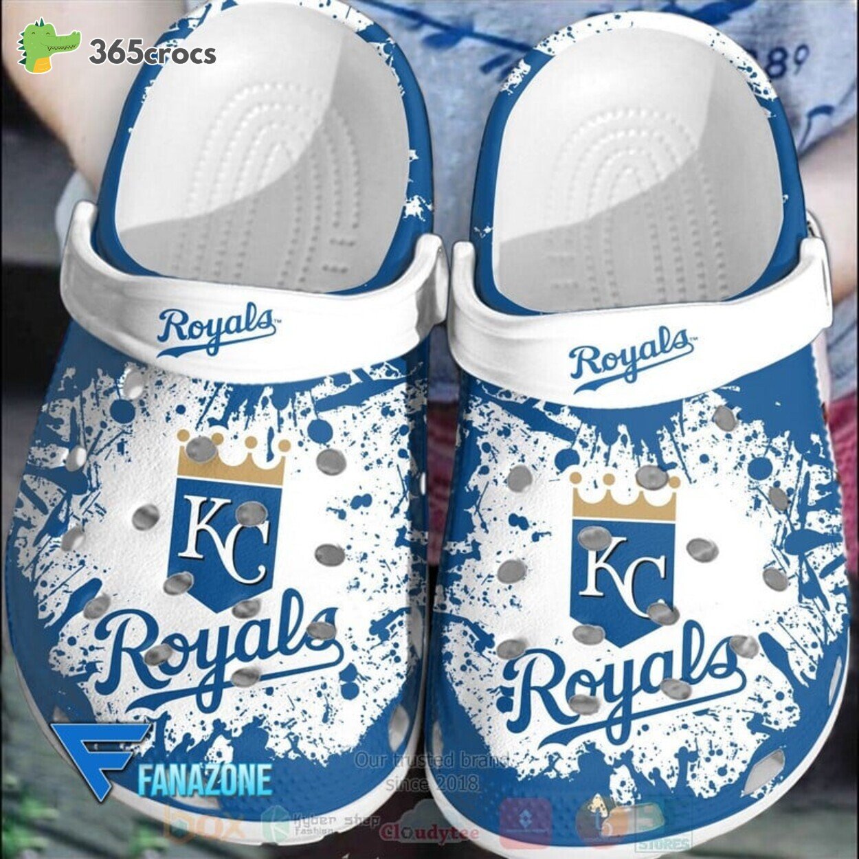 Kansas City Royals MLB Unique Comfortable Sport Clog Shoe Special Edition