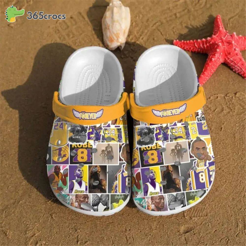 Kobe Bryant Los Angeles Lakers Nba Adults Crocss Clog Shoes