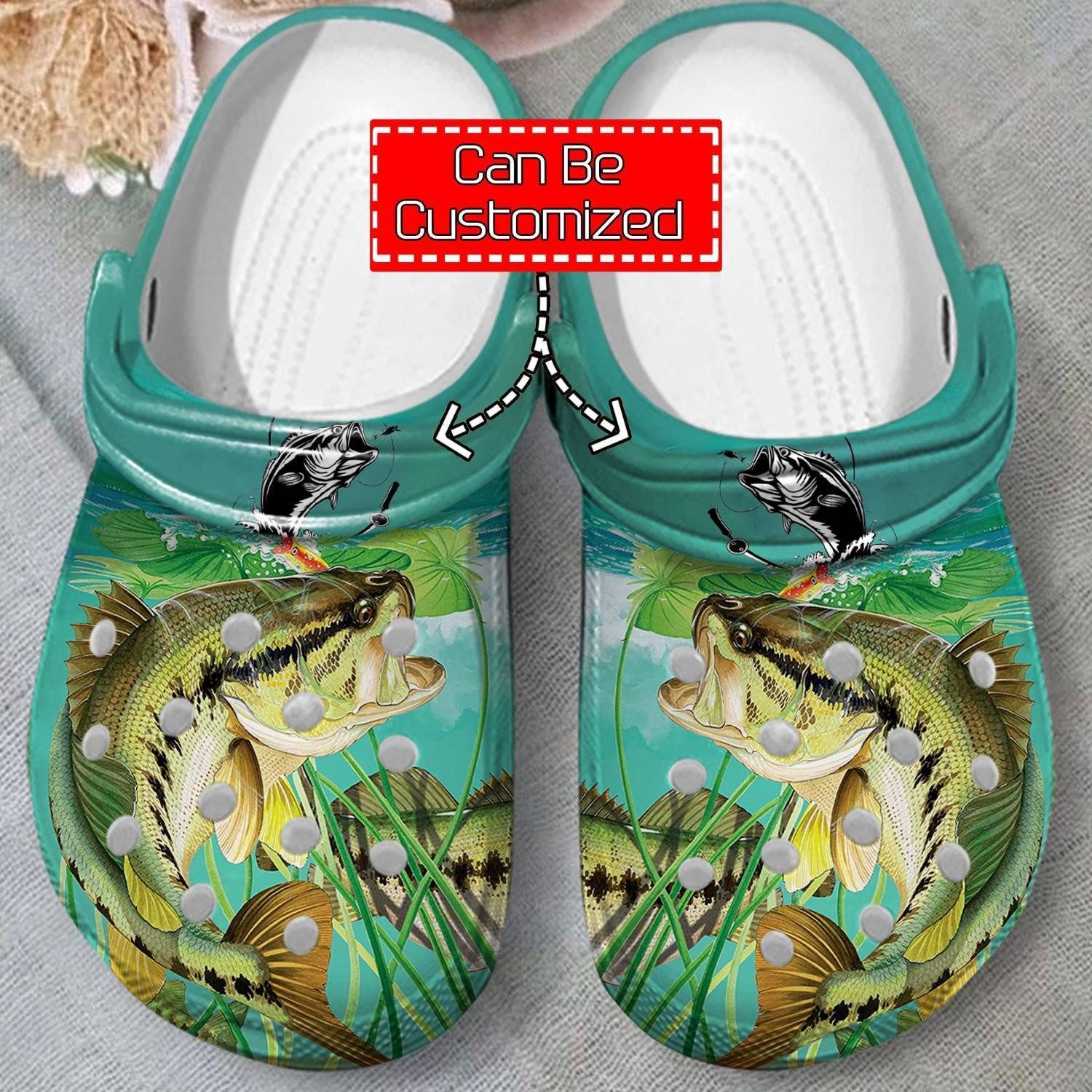 Largemouth Bass Clog Crocss Shoes Fishing Crocshub Shop