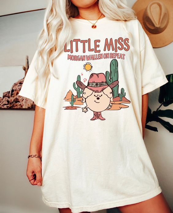 Little Miss Morgan Wallen On Repeat Shirt