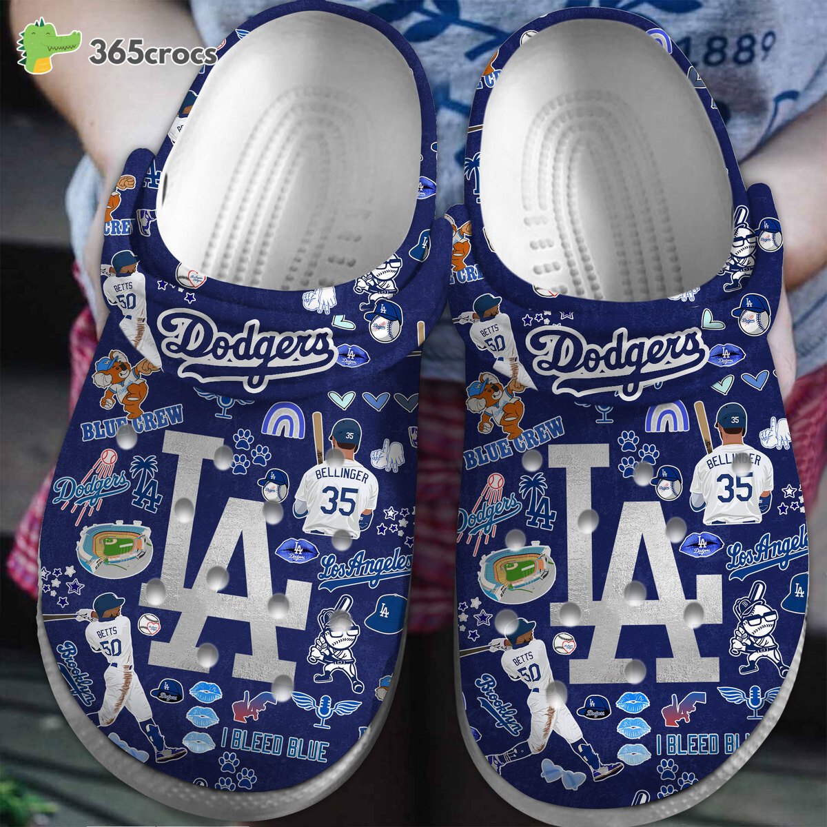 Los Angeles Dodgers MLB Fans’ Comfortable Crocss Clogs Shoes Series Collection New