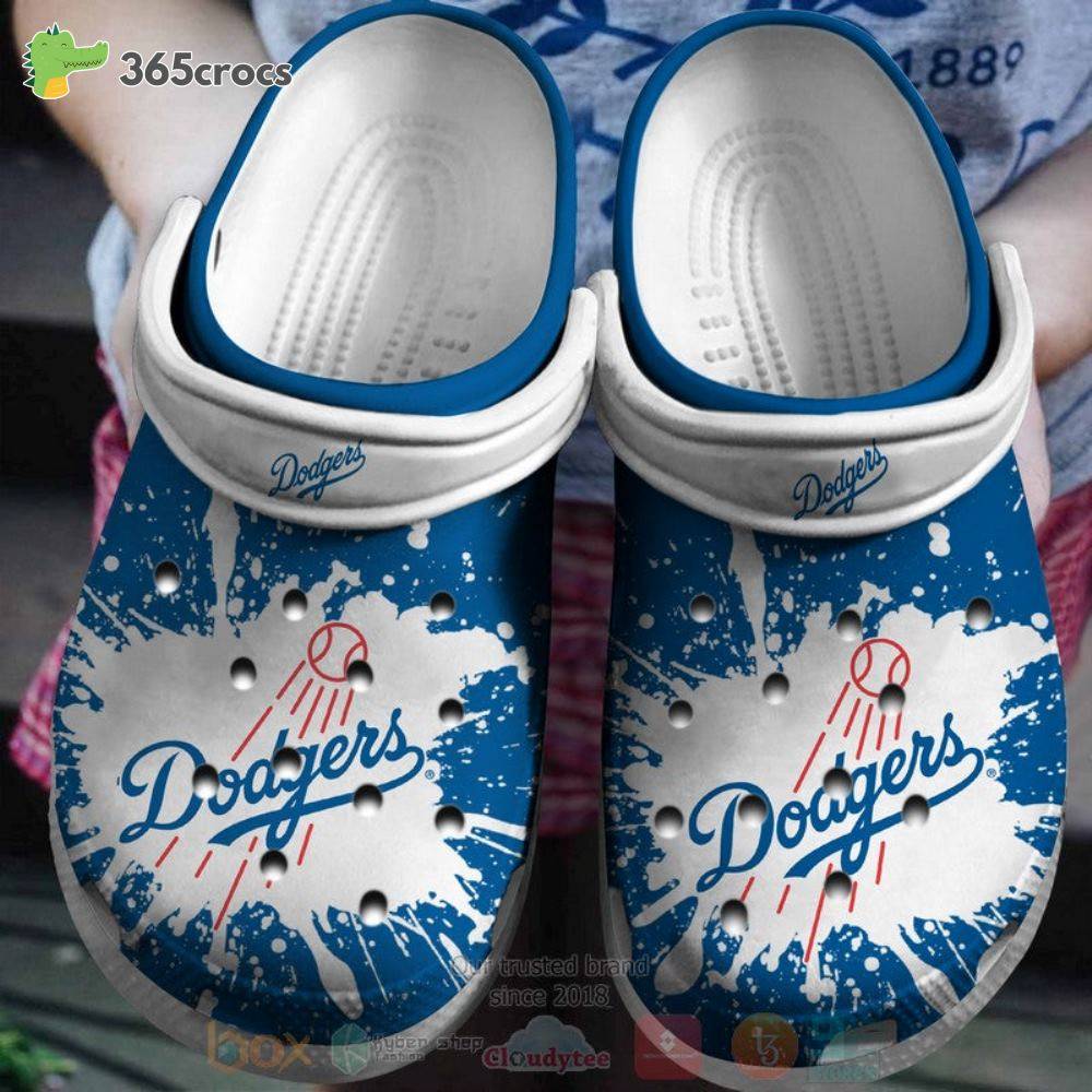 Los Angeles Dodgers White-Blues Mlb Crocss Clog Shoes