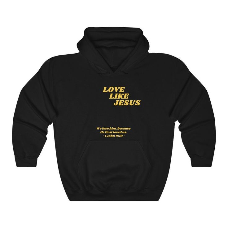 Love Like Jesus Christian Hoodie Jesus Hoodie Christian Hoodies Christian Sweatshirt Jesus is King Aesthetic Hoodie Trendy Hoodie – 001