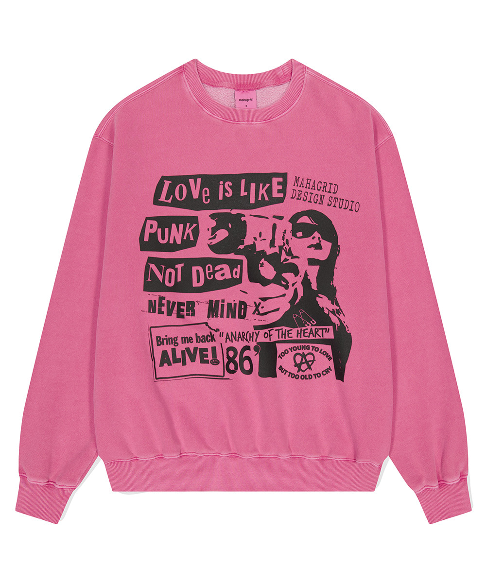 Love Punk Pigment Sweatshirt – … fashionstation