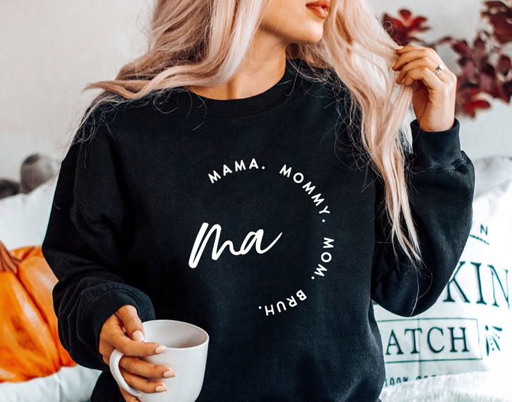 Ma. Mama. Mommy. Mom Bruh Sweatshirt … fashionstation