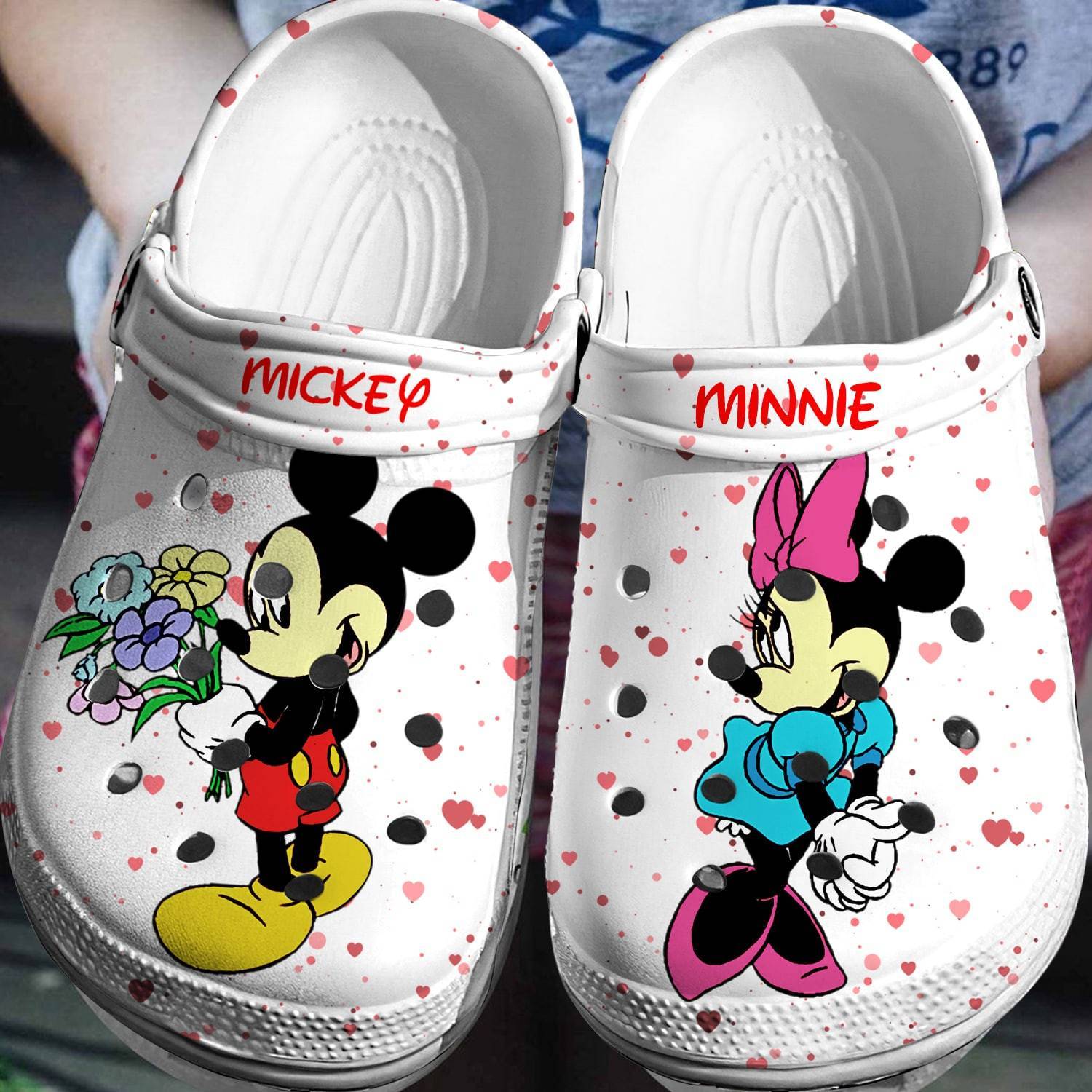 Magic in Every Step: Mickey Minnie Crocss 3D Clog Shoes – Disney Enchantment for Your Feet