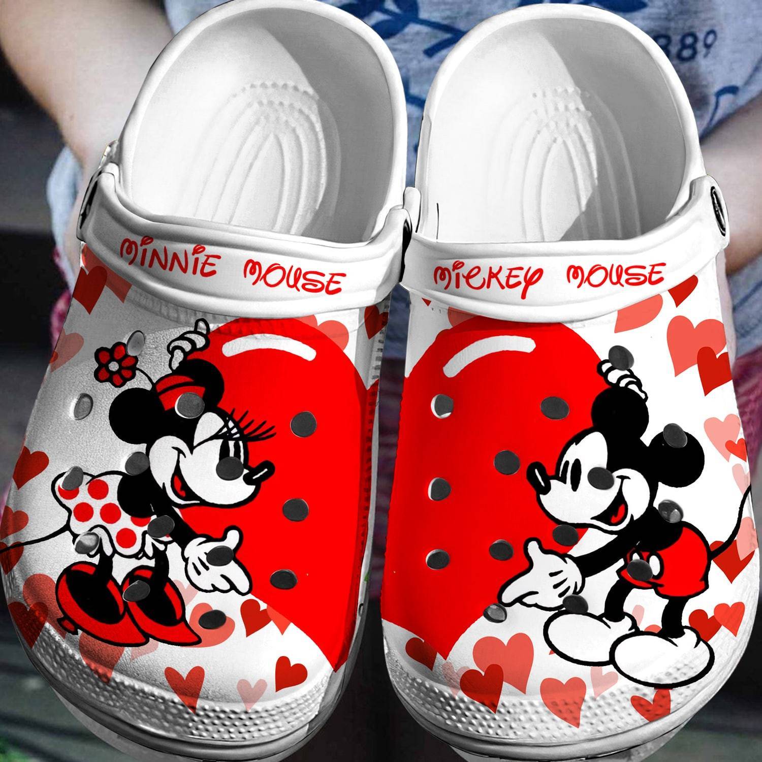 Magical Feet: Mickey Minnie Crocss 3D Clog Shoes