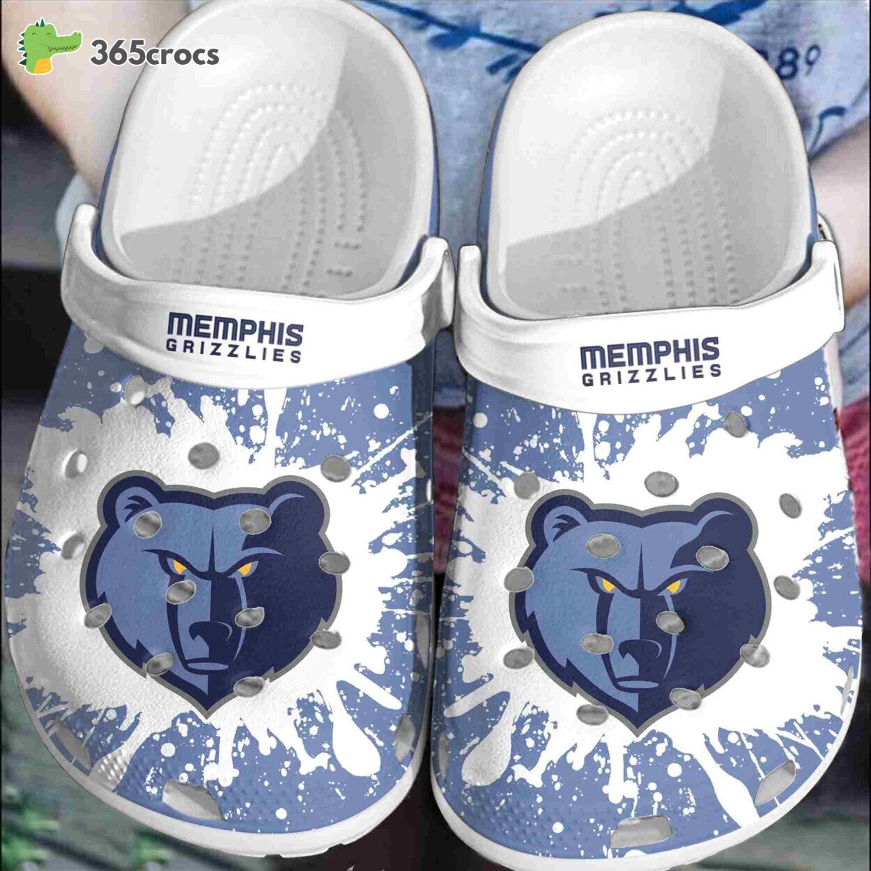 Memphis Grizzlies Basketball Club Clogs Shoes Crocss Comfortable