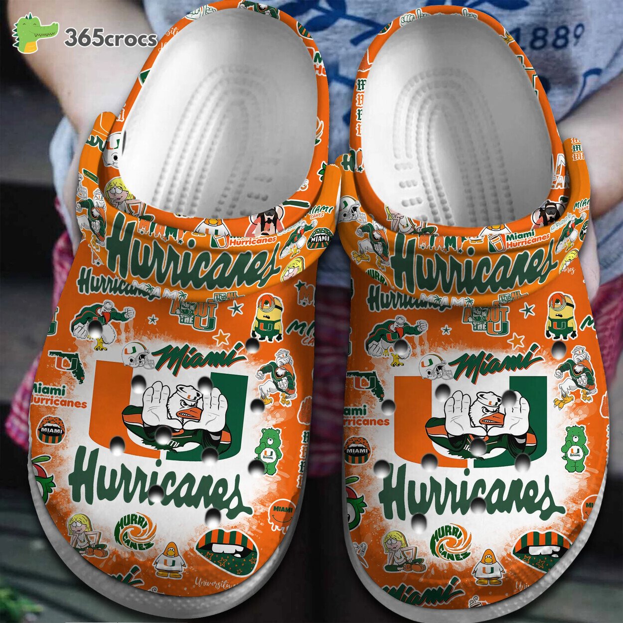 Miami Hurricanes NCAA Comfort Clogs Represent Your University