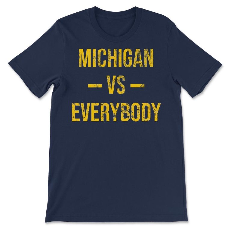 Michigan Vs Everybody Vintage T-shir … fashionstation