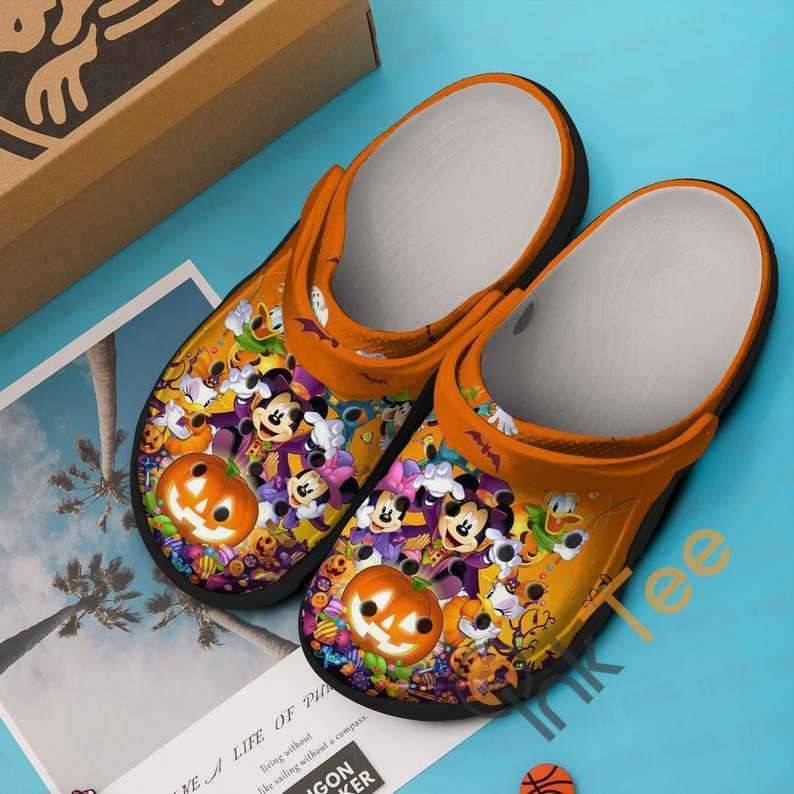 Mickey And Friends Halloween Night Crocband Clogs Crocss Shoes