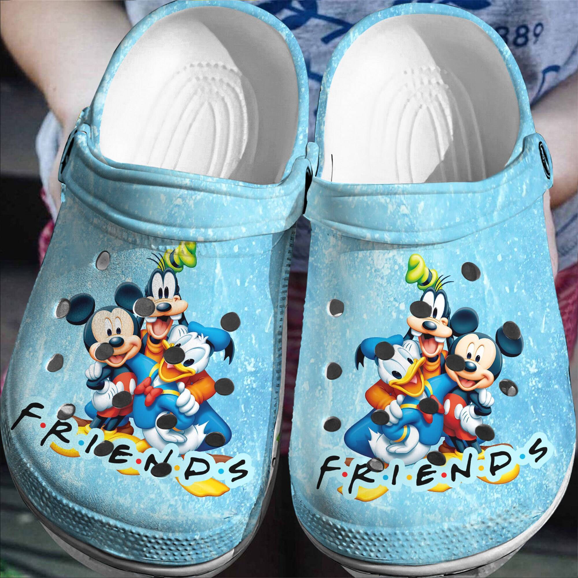 Mickey Friends Disneyland Inspired Clogs Fun Themed Birthday Footwear