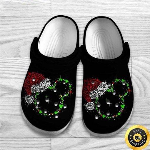 Mickey Head Christmas Crocss Shoes Halloween Gift, Gifts For Adults Kids Crocss