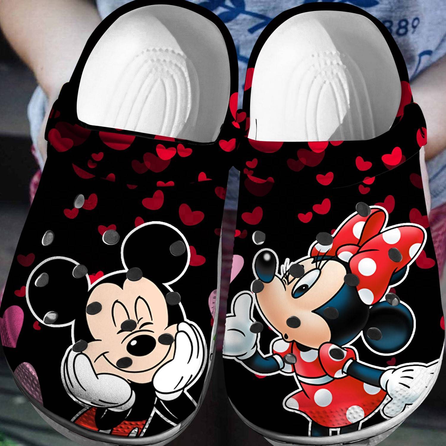 Mickey Minnie ML14055 Crocss 3D Clog Shoes