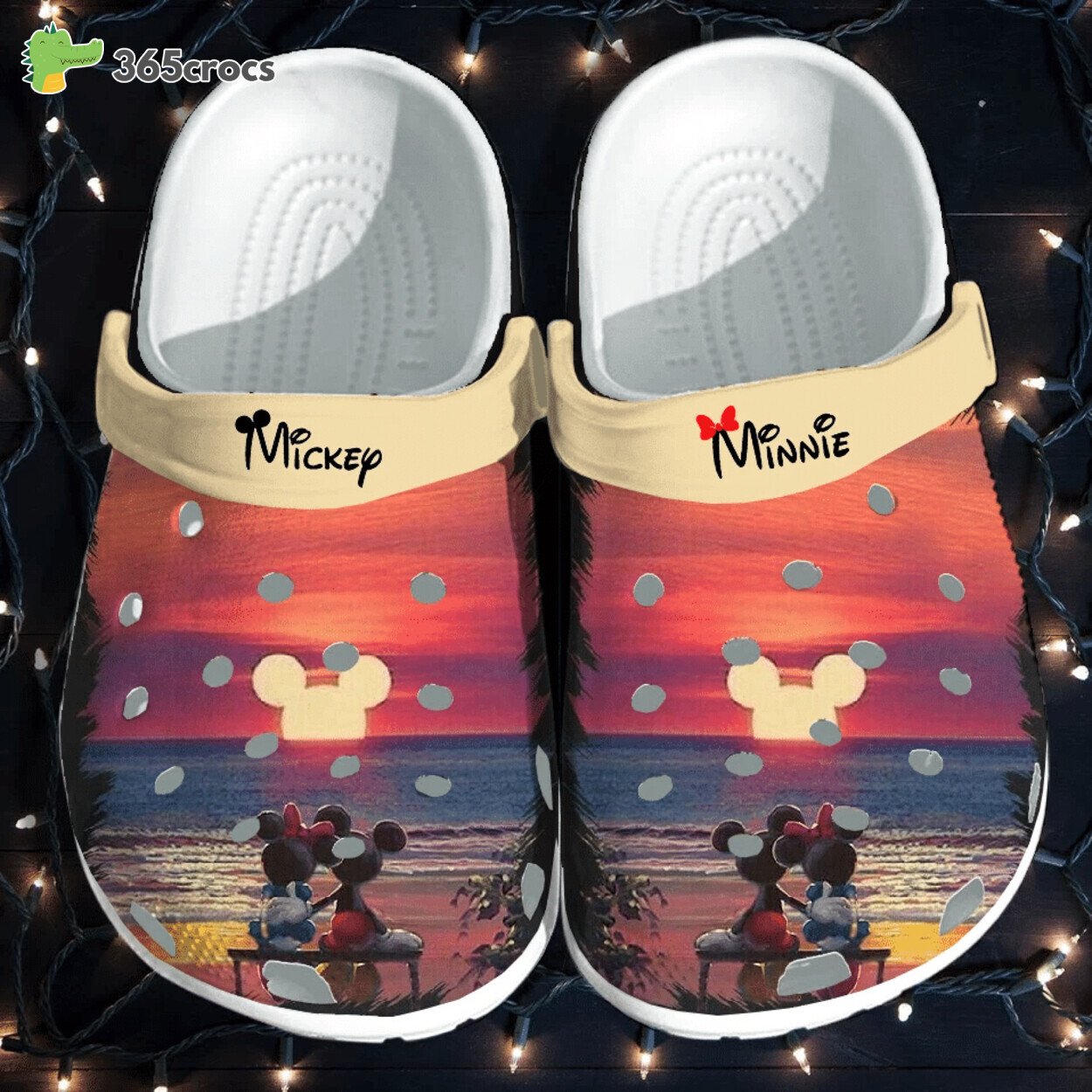 Mickey Minnie Mouse Classic Design Comfortable Crocss Clog Footwear