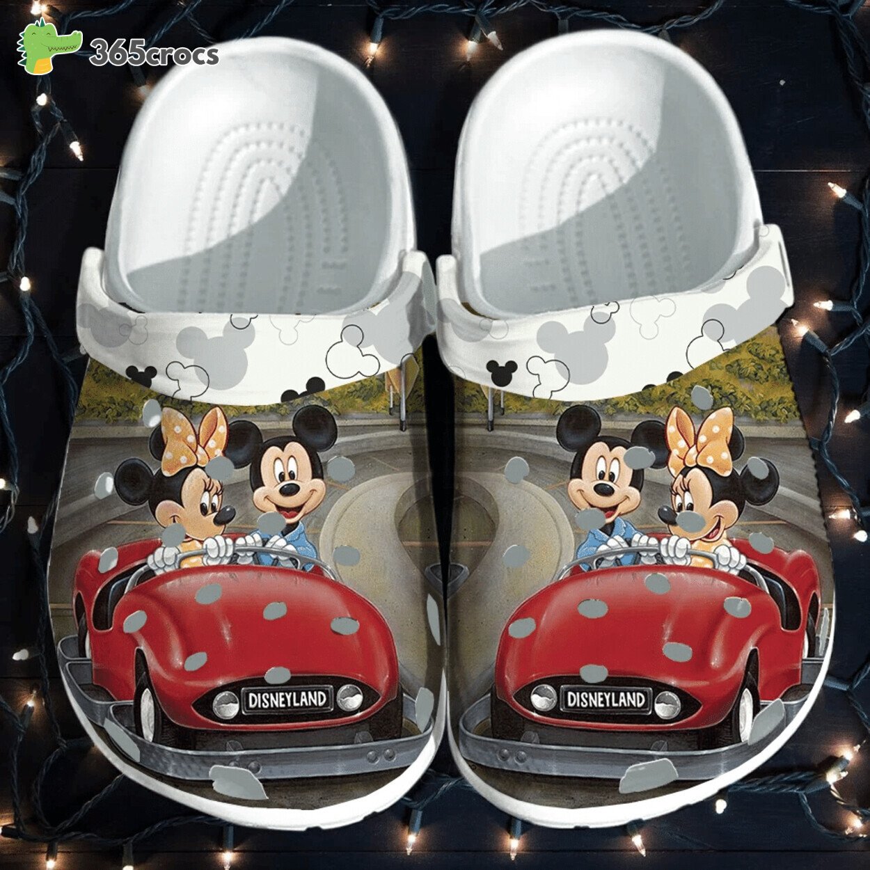 Mickey Minnie Mouse Classic Pair Design Two Comfort Crocss Clog Shoes