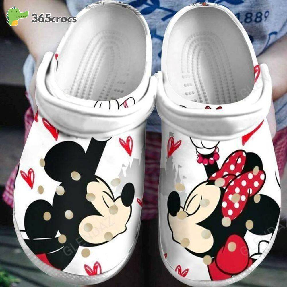 Mickey Minnie Mouse Disney Adults Couple Crocss Clog Shoes