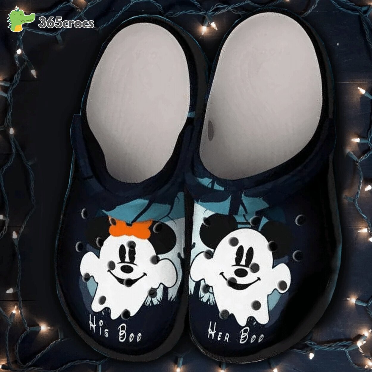 Mickey Minnie Mouse Disney Couple Magic Comfort Crocss Clog Footwear Art