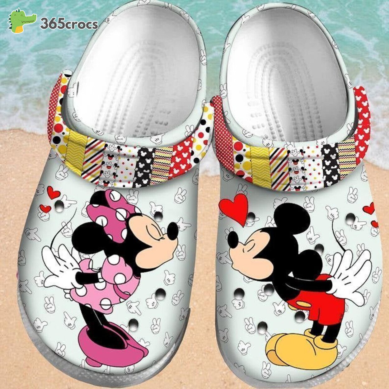 Mickey Mouse 3D Comfortable Classic Water Clog Shoes