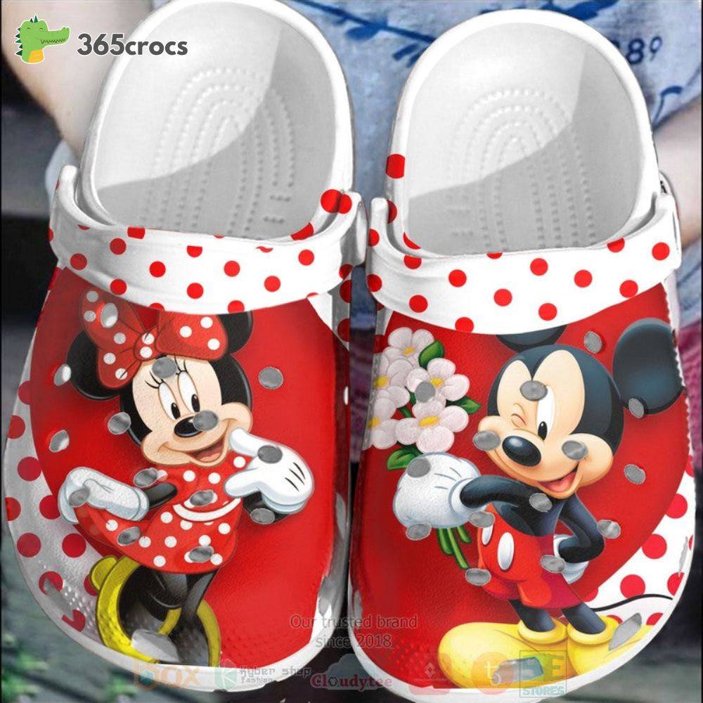 Mickey Mouse And Minnie Mouse Crocss Clog Shoes