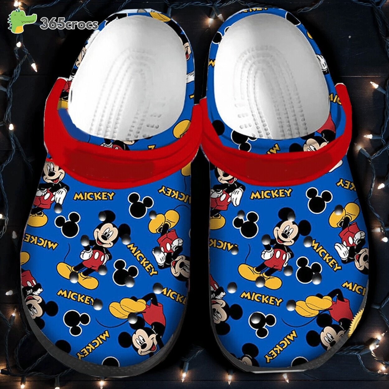 Mickey Mouse Cartoon Classic Clogs Shoes Disney Lovers Design