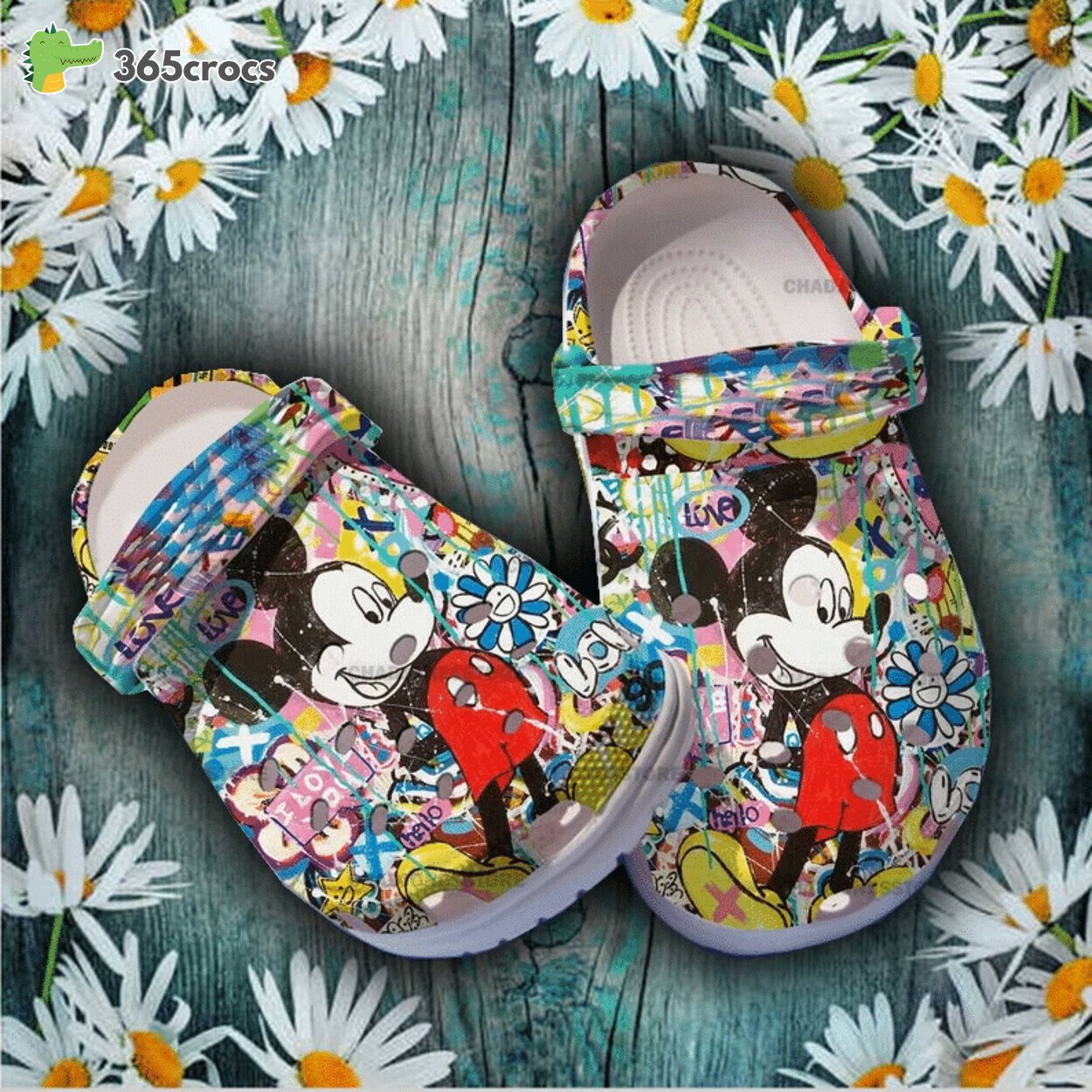 Mickey Mouse Classic Cartoon Inspired Comfortable Crocss Clogs Shoes Unique Design