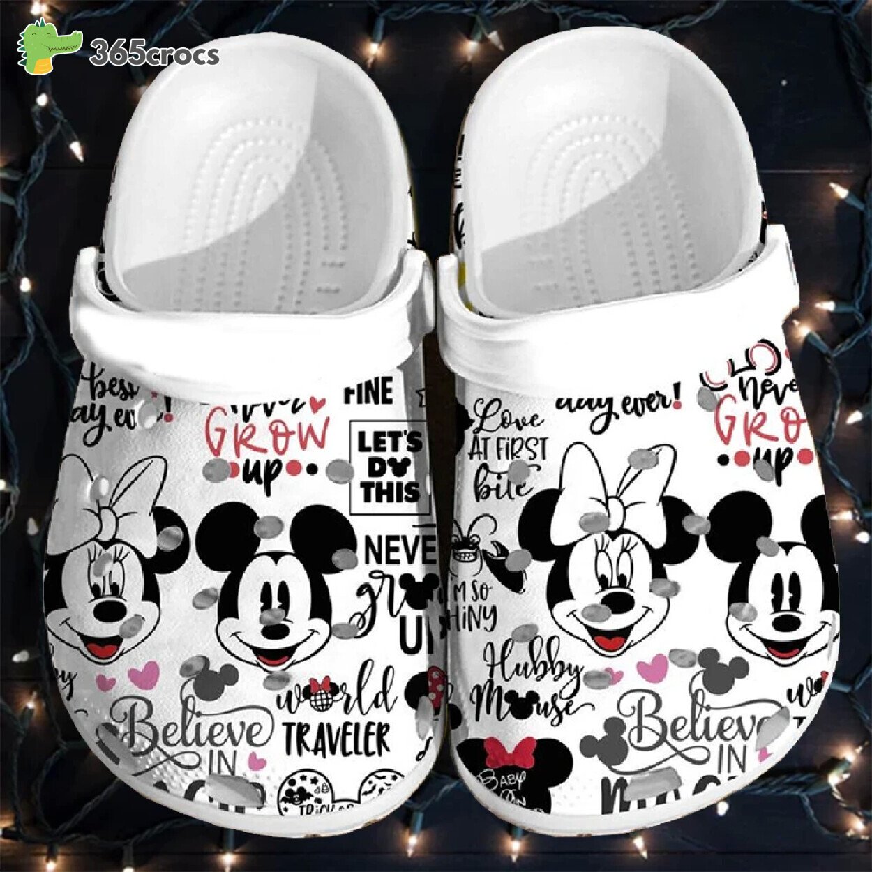 Mickey Mouse Classic Character Design One Comfortable Crocss Clog Shoes