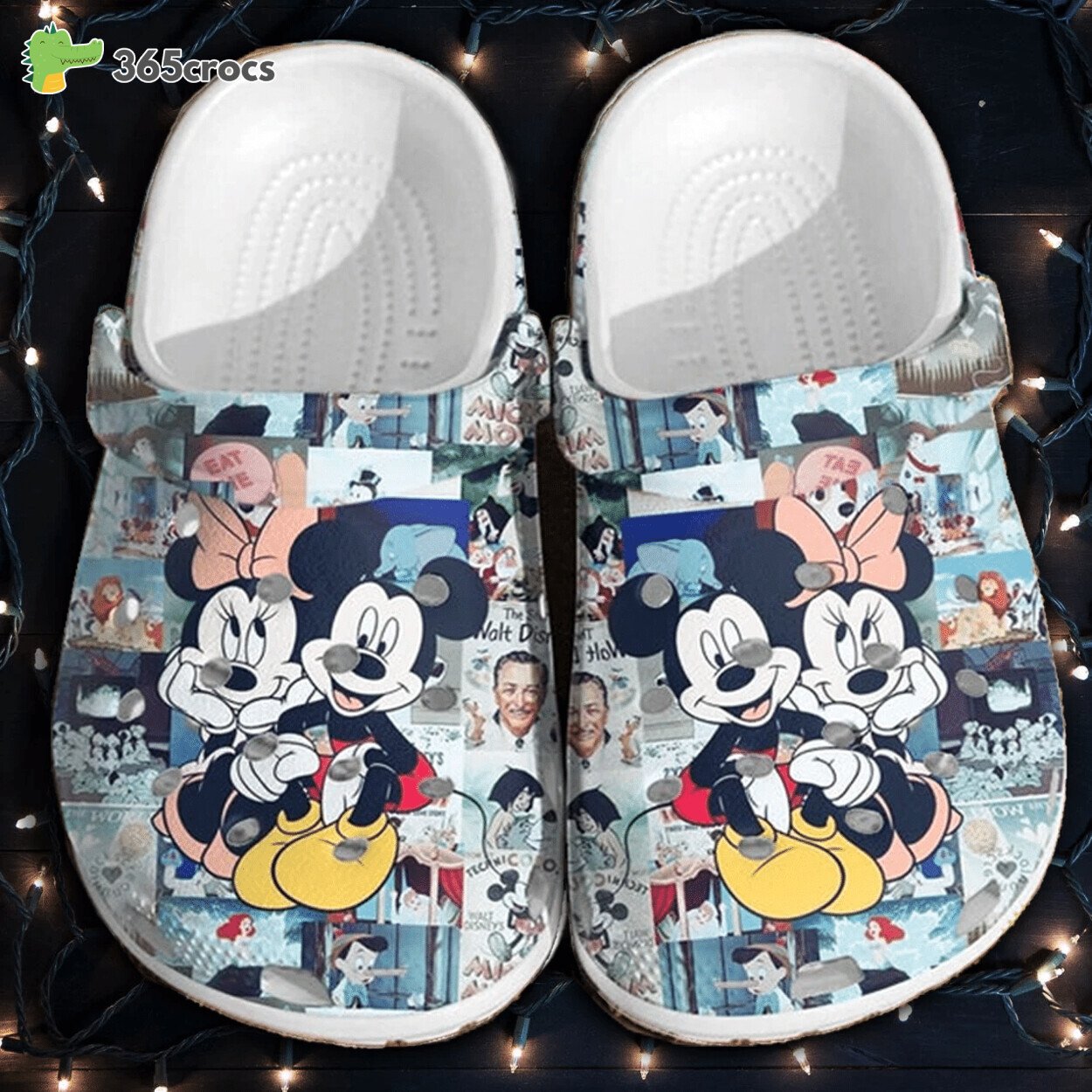 Mickey Mouse Classic Thirteen Comfort Crocss Clog Shoes Unique Artistry