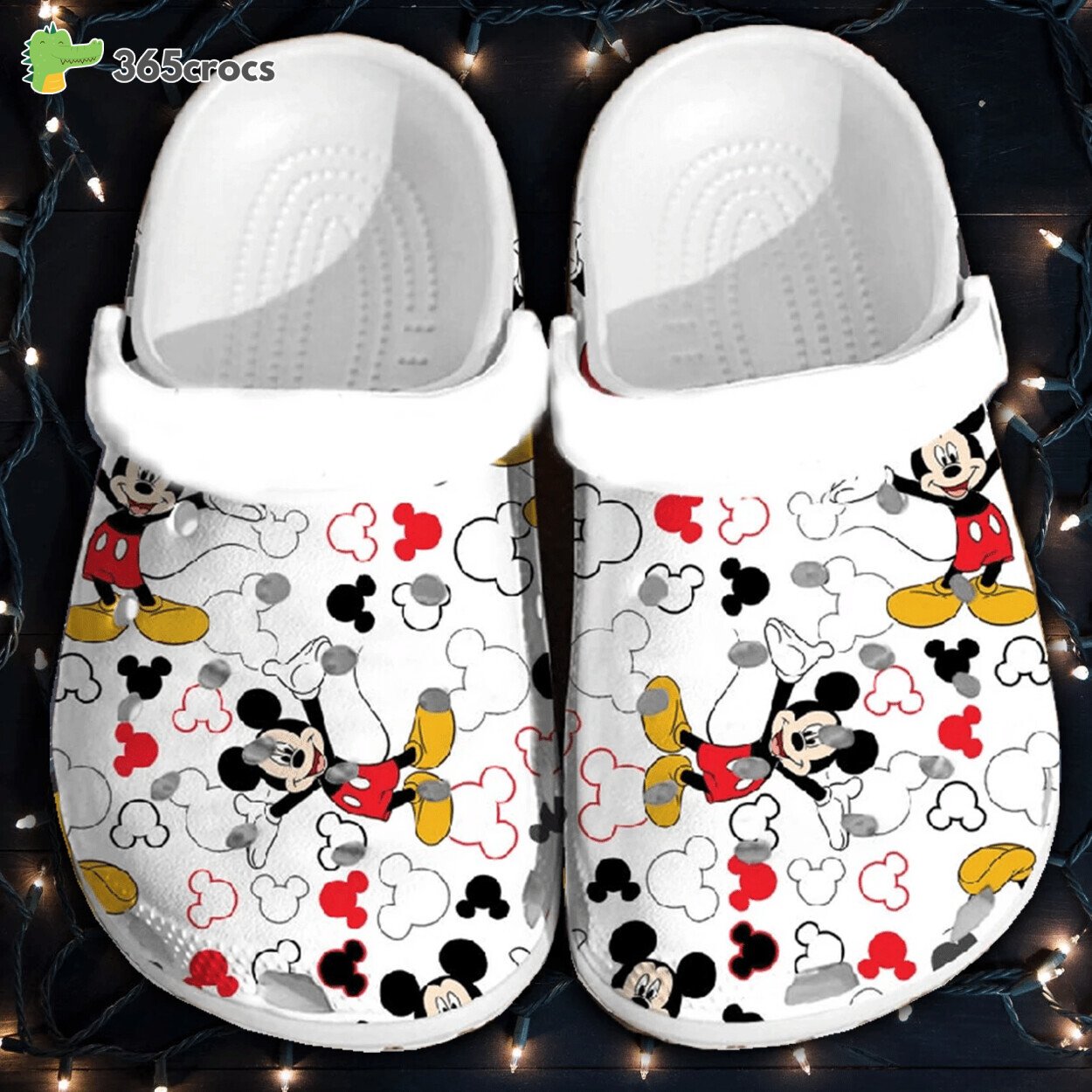 Mickey Mouse Design Comfortable Unique Style Footwear Crocss Clogs