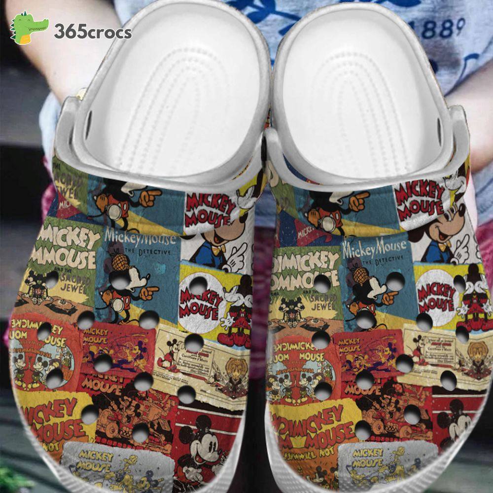 Mickey Mouse Disney Cartoon Adults Crocss Clog Shoes