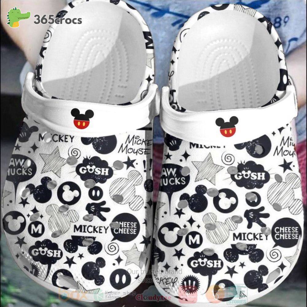 Mickey Mouse Gosh Cheese Crocss Clog Shoes