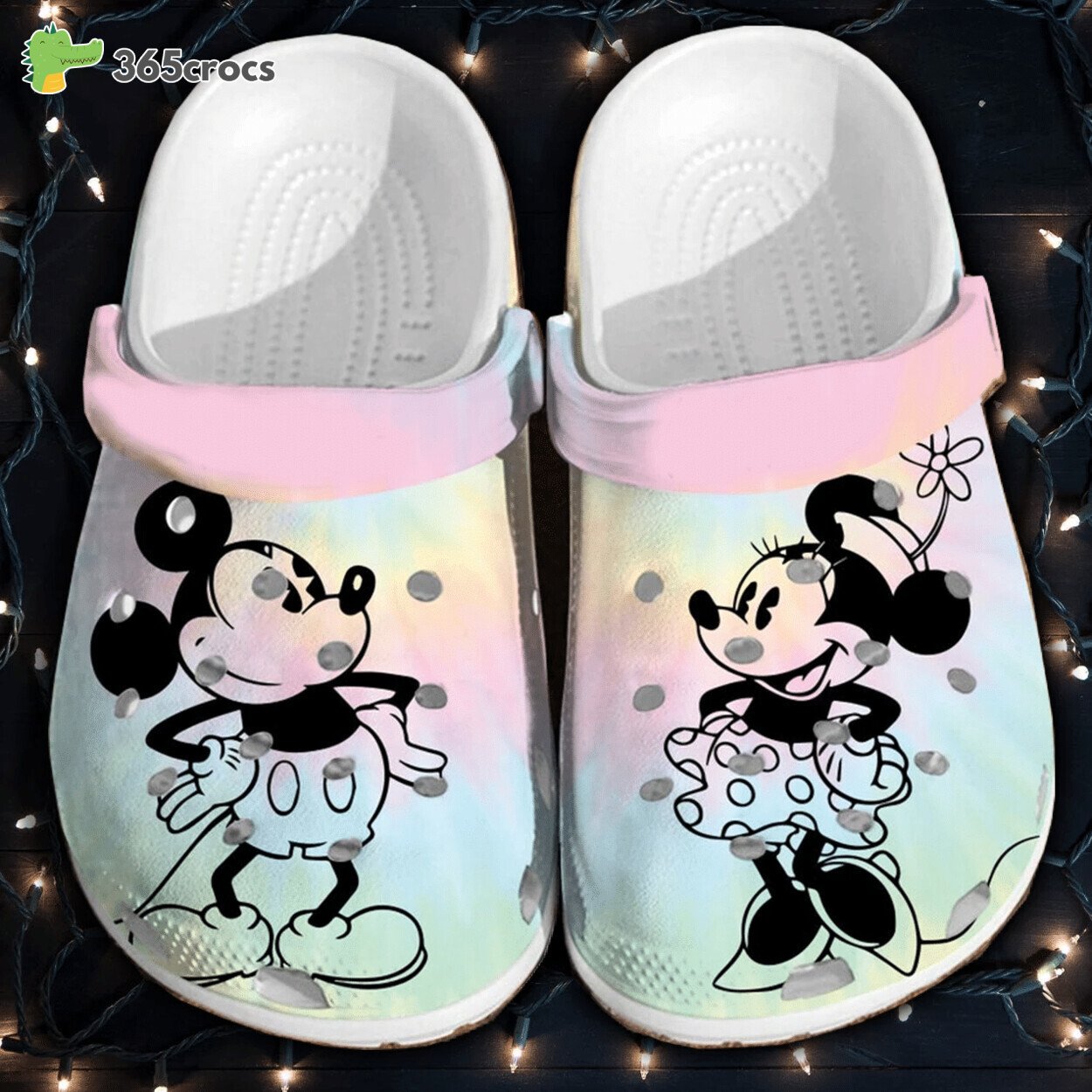 Mickey Mouse Inspired Comfortable Crocss Clogs Shoes Cartoon Classic Design