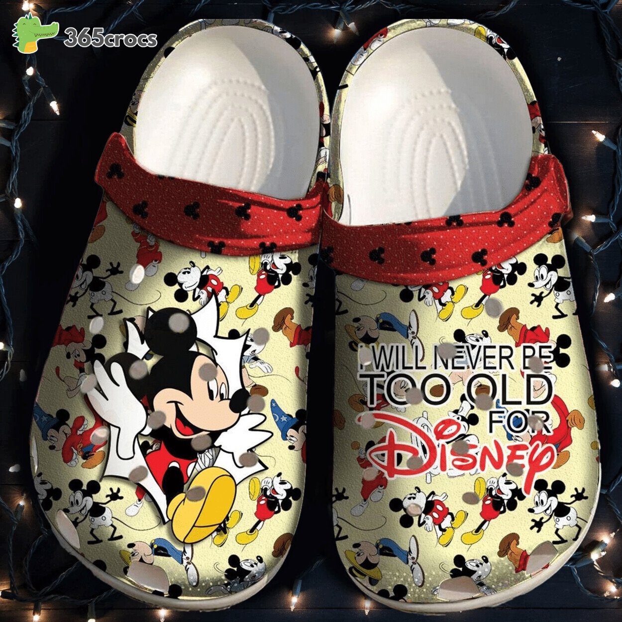 Mickey Mouse Magic Design Six Premium Softness Comfort Crocss Clog Shoes