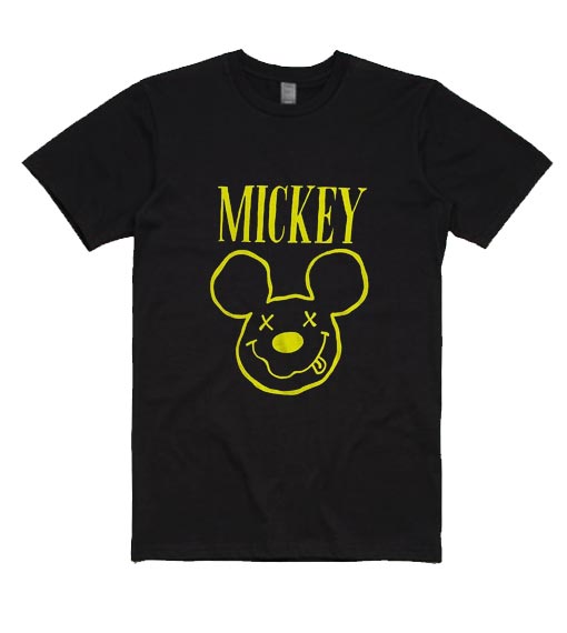Mickey Nirvana Logo T-Shirts fashionstation