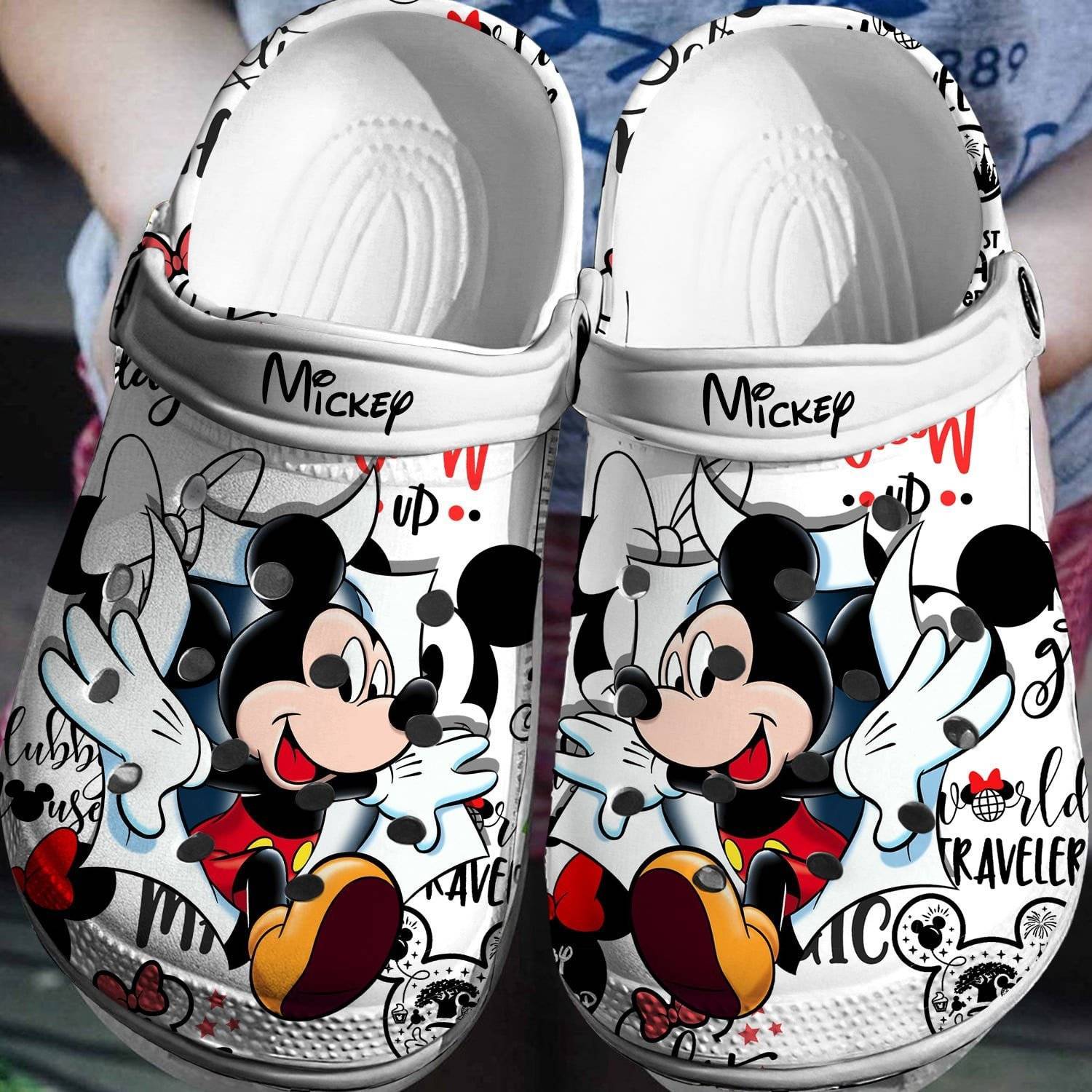 Mickey’s Signature Style on Your Feet: Personalized 3D Clog Shoes for Disney Fans