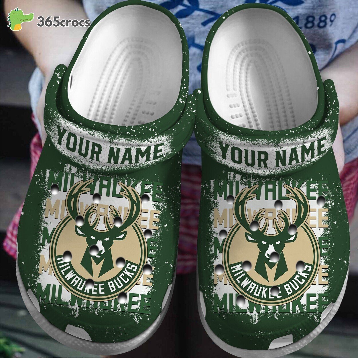 Milwaukee Bucks NBA Basketball Comfortable Clogs Shoes Series Collection