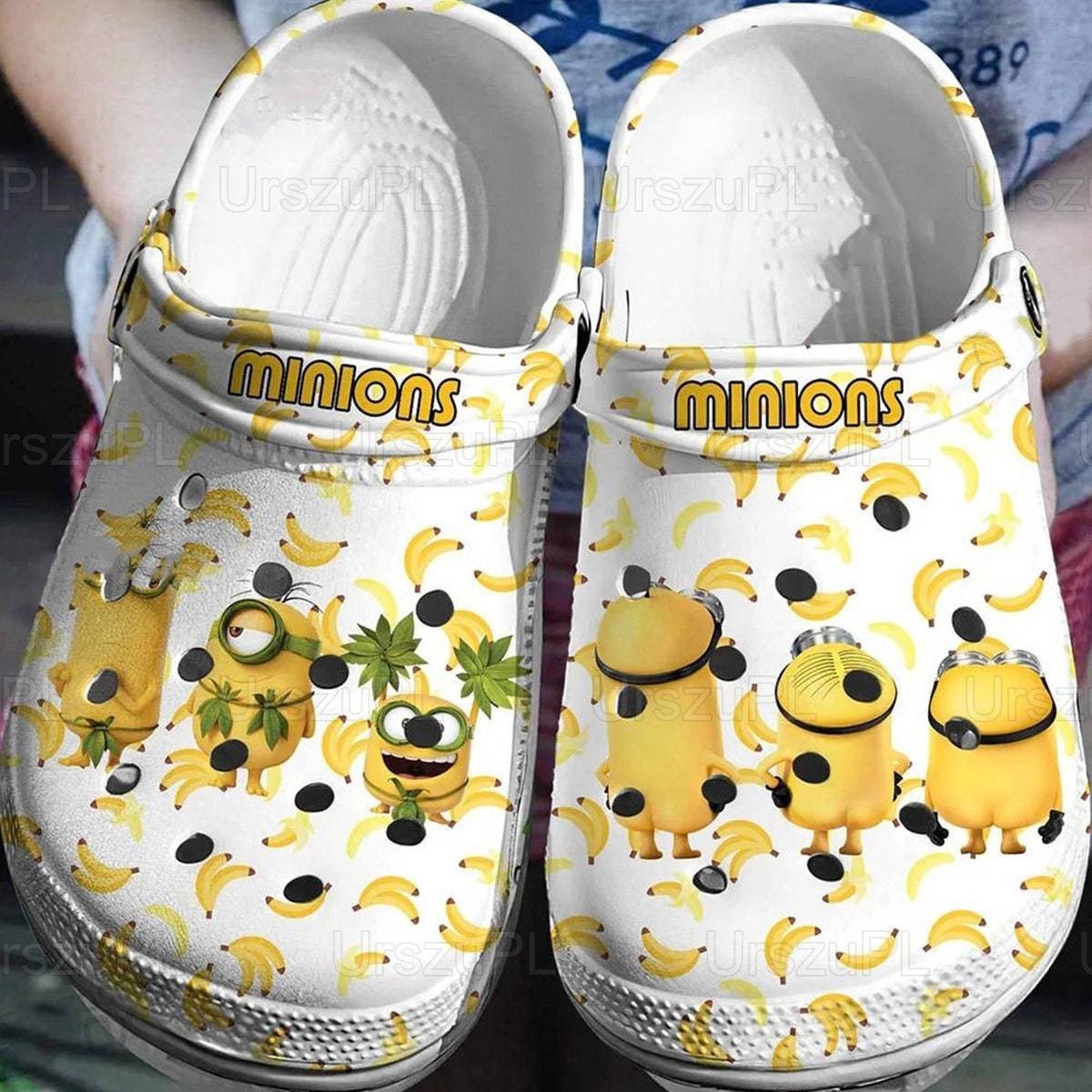 Minions Banana Disney Clogs Unisex Design Sandals Cute Gift Wear