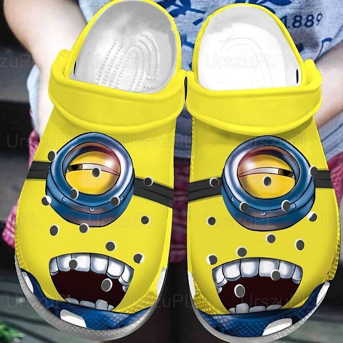 Minions Face Adorable Unisex Clogs Disney Inspired Fun Sandal Gift