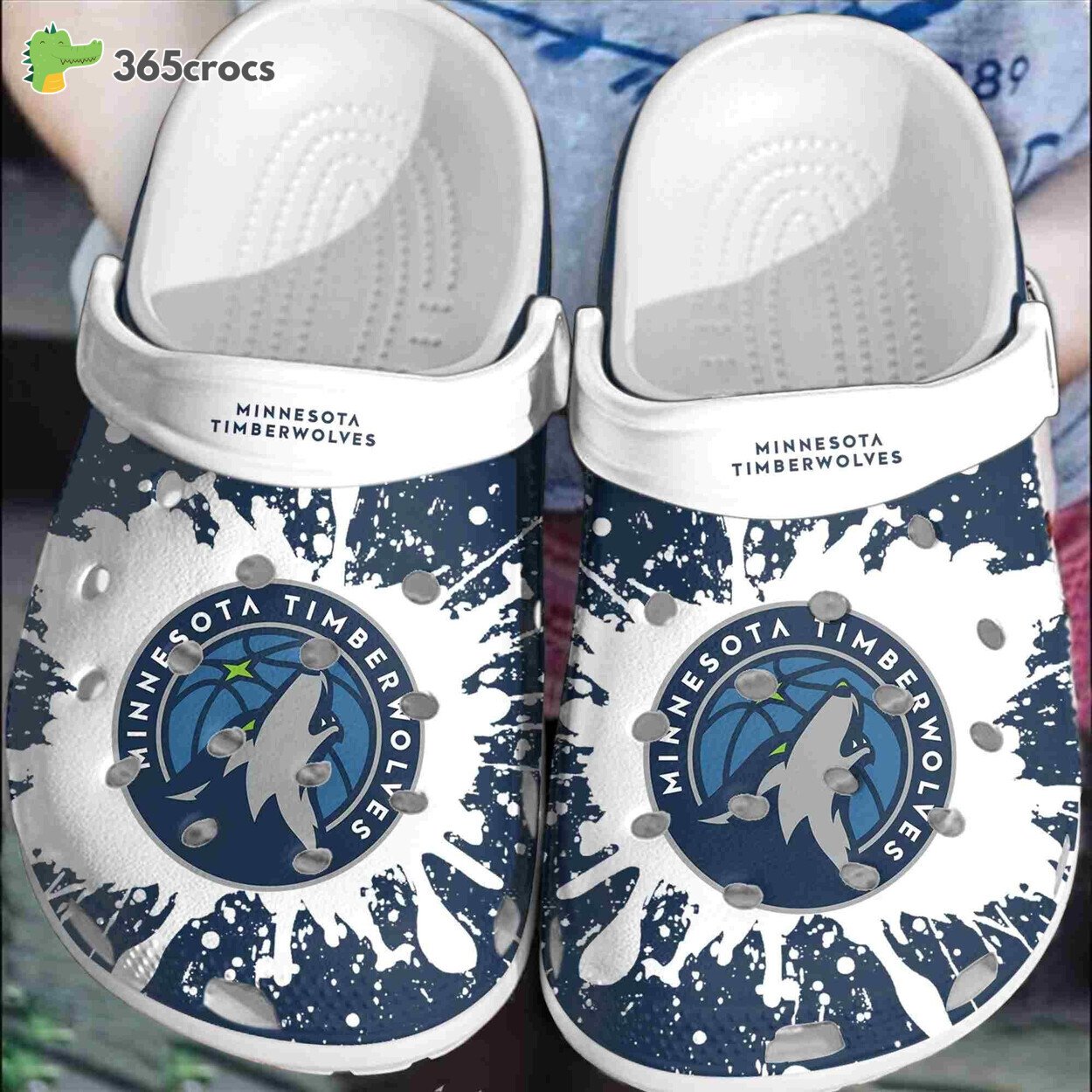 Minnesota Timberwolves Basketball Comfortable Crocss Clog Shoe Design