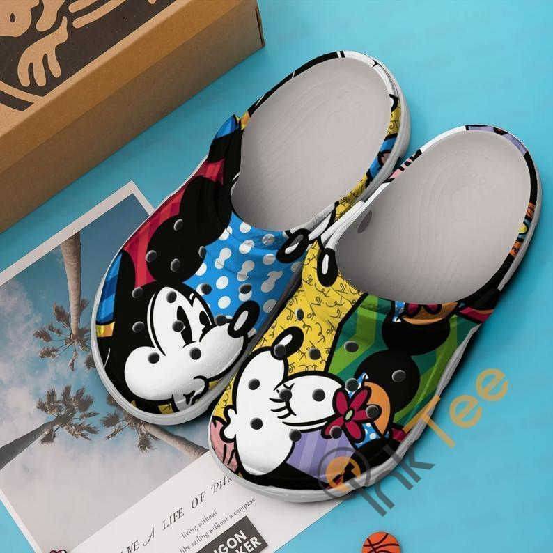 Minnie And Mickey Mouse Clog Crocss Shoes