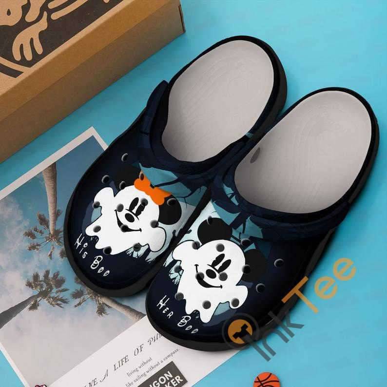 Minnie And Mickey Mouse Couple Boo Cosplay Crocband Clogs Crocss Shoes