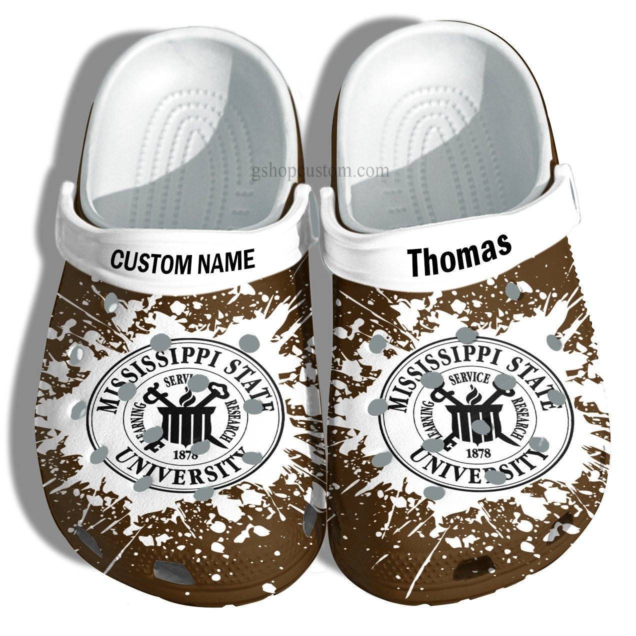 Mississippi State University Graduation Gifts Croc Shoes Customize – Admission Gift Crocss Shoes